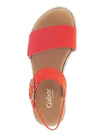 Sandales s en cuir velours