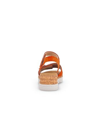 Sandales s en cuir velours