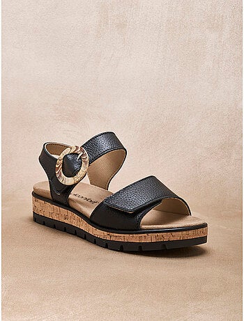 Sandales scratchs semelle amovible - PEDICONFORT