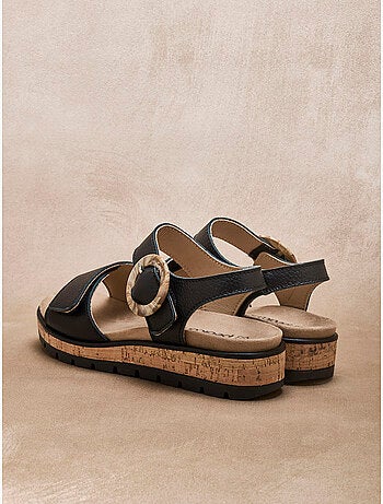 Sandales scratchs semelle amovible - PEDICONFORT