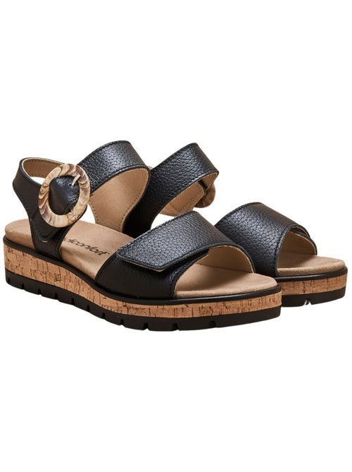 Sandales scratchs semelle amovible - PEDICONFORT - Kiabi