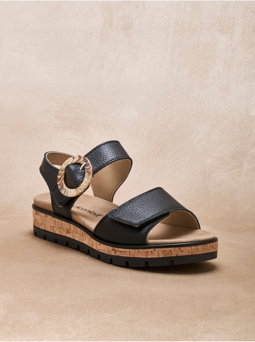 Sandales scratchs semelle amovible - PEDICONFORT - Kiabi
