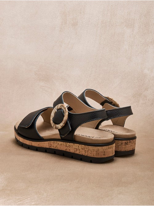 Sandales scratchs semelle amovible - PEDICONFORT - Kiabi
