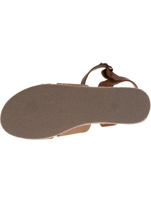 Sandales semelle à mémoire de forme talon 3,5 cm  Isotoner - Kiabi