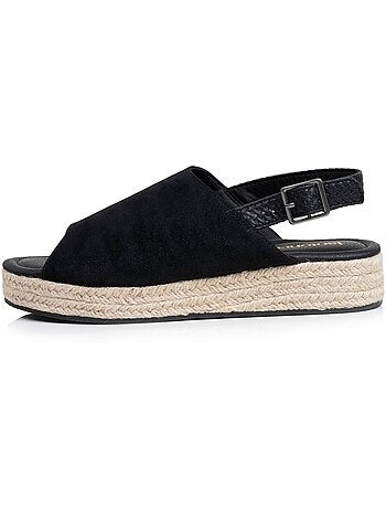 Sandales semelle à mémoire de forme talon 3,5 cm Isotoner