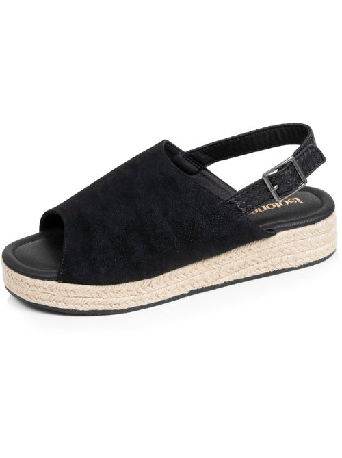Sandales semelle à mémoire de forme talon 3,5 cm  Isotoner - Kiabi