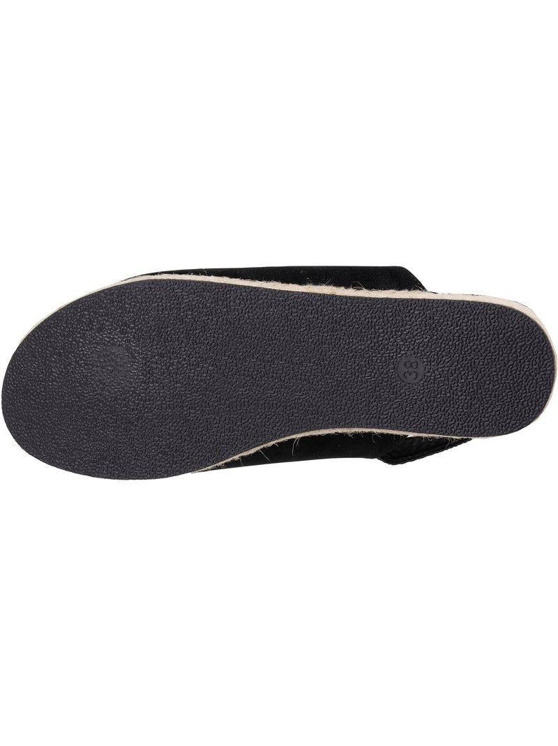Sandales semelle à mémoire de forme talon 3,5 cm Noir - Kiabi