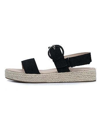 Sandales à talon compensé de 3,5 cm, très confortable Isotoner