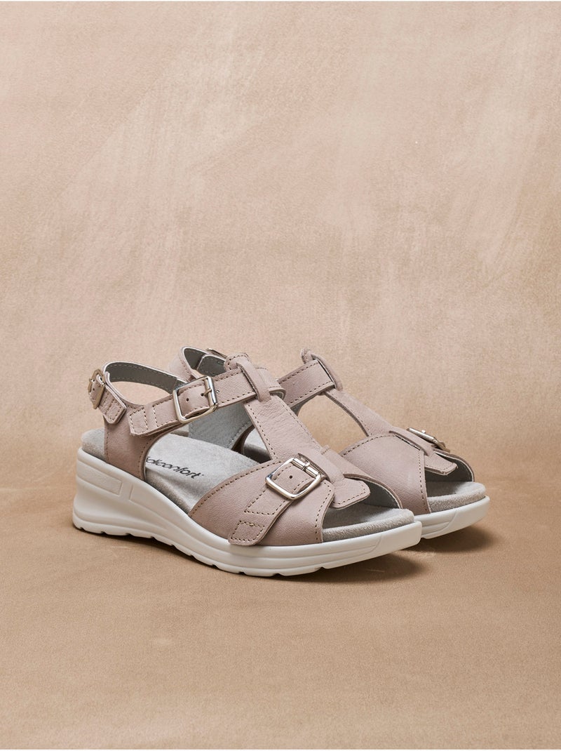 Sandales semelle amovible - PEDICONFORT Beige - Kiabi