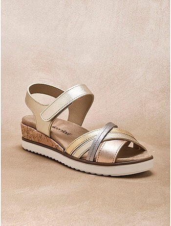 Sandales semelle amovible patte scratch - PEDICONFORT