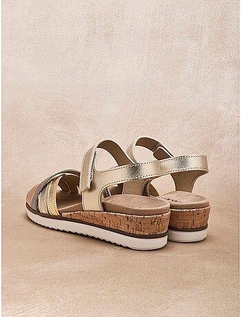 Sandales semelle amovible patte scratch - PEDICONFORT