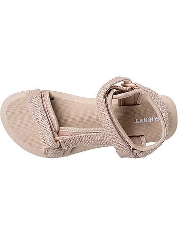 Sandales semelle confortable et légère 3,5cm , sandale de plage, piscine, randonnée Isotoner