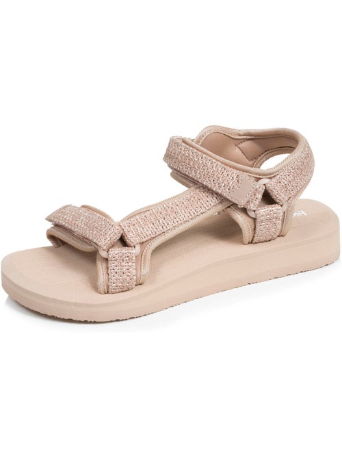 Sandales semelle confortable et légère 3,5cm , sandale de plage, piscine, randonnée  Isotoner - Kiabi