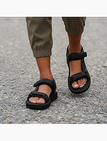 Sandales semelle confortable et légère 3,5cm , sandale de plage, piscine, randonnée Isotoner