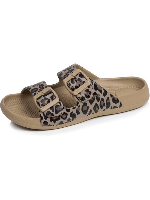 Sandales semelle extra-flex, légère, patch talon ultra confort  Isotoner - Kiabi