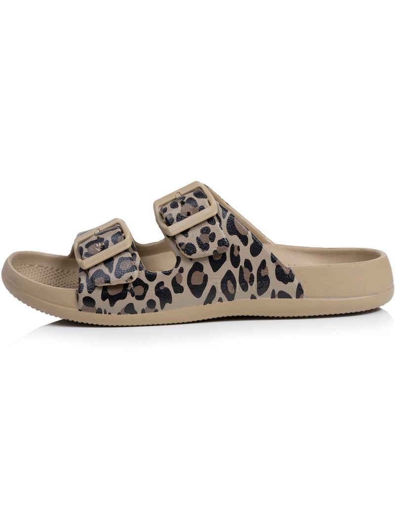 Sandales semelle extra-flex, légère, patch talon ultra confort  Isotoner Beige - Kiabi