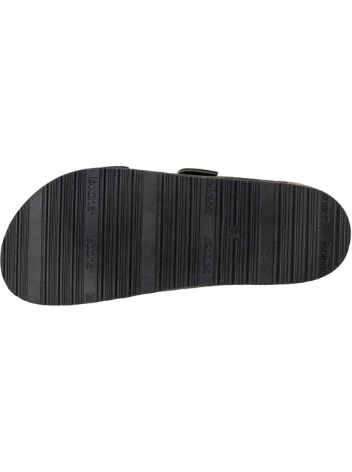 Sandales semelle intérieure cuir, patch talon confort everywear et soutien voute  Isotoner - Kiabi