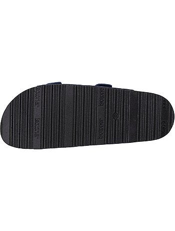 Sandales semelle intérieure cuir patch talon confort everywear Isotoner