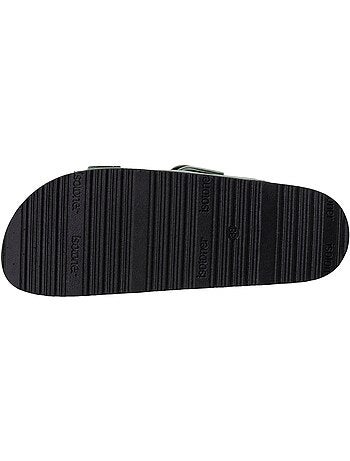 Sandales semelle intérieure cuir patch talon confort everywear Isotoner