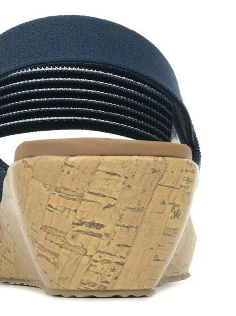 Sandales Skechers Beverlee - Sheer Luck Bleu marine - Kiabi