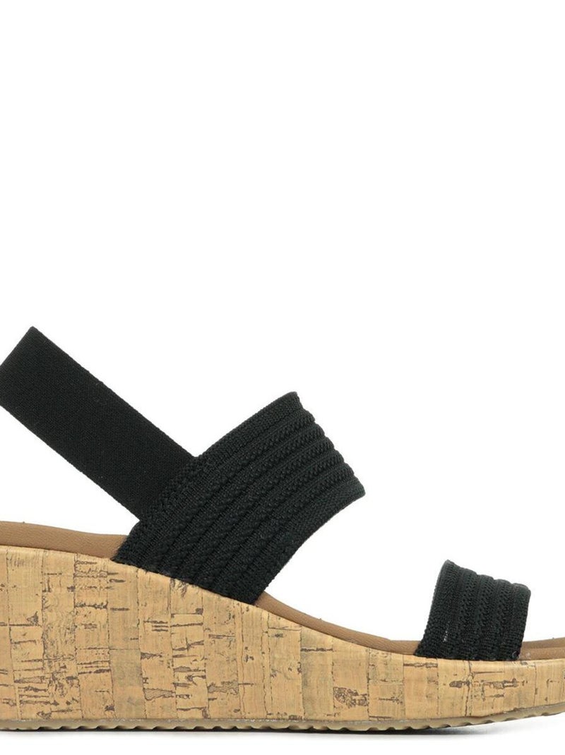 Sandales Skechers Beverlee - Sheer Luck Noir - Kiabi