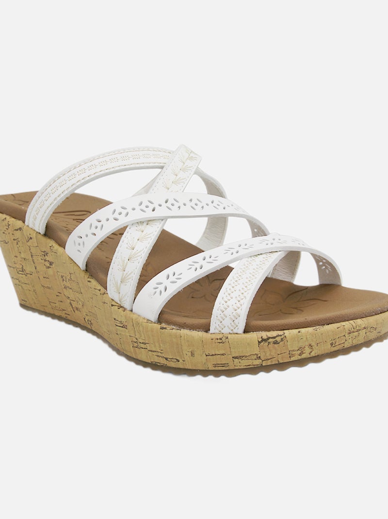 Sandales 'Skechers' 'BEVERLEE - TIGER POSSE' Blanc - Kiabi