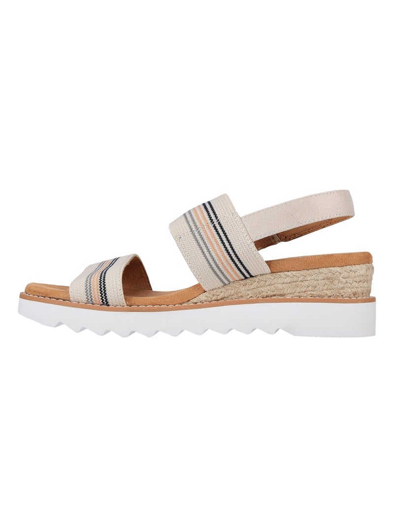 Sandales  'SKECHERS' 'BOBS DESERT KISS HI-TEA TIME' Blanc - Kiabi