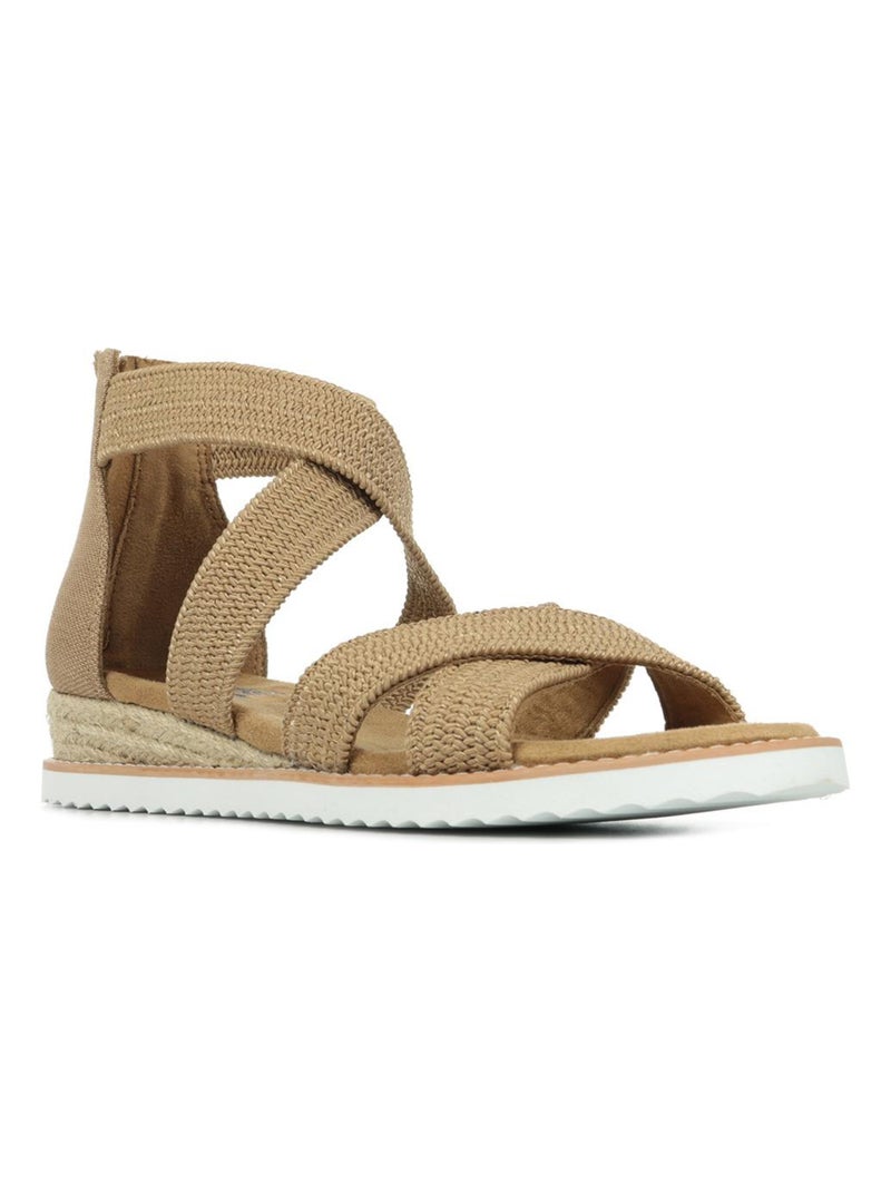 Sandales Skechers Desert Kiss - Desert Nights Beige - Kiabi