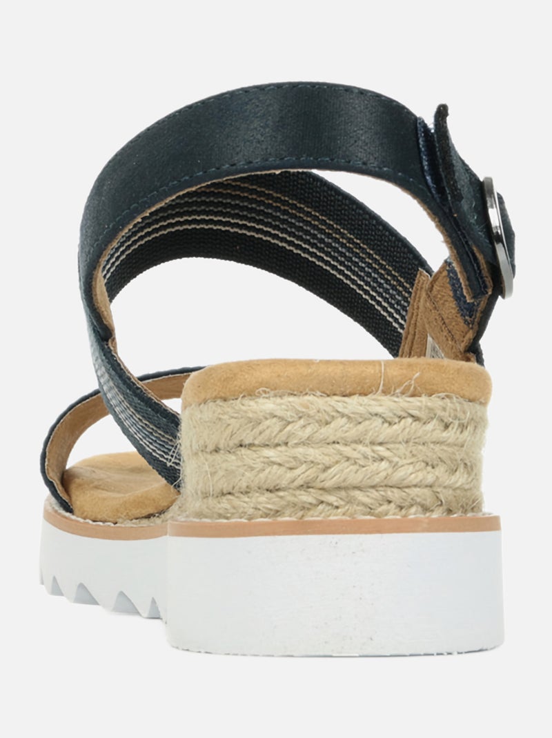 Sandales Skechers Desert Kiss Hi - Tea Time Bleu marine - Kiabi