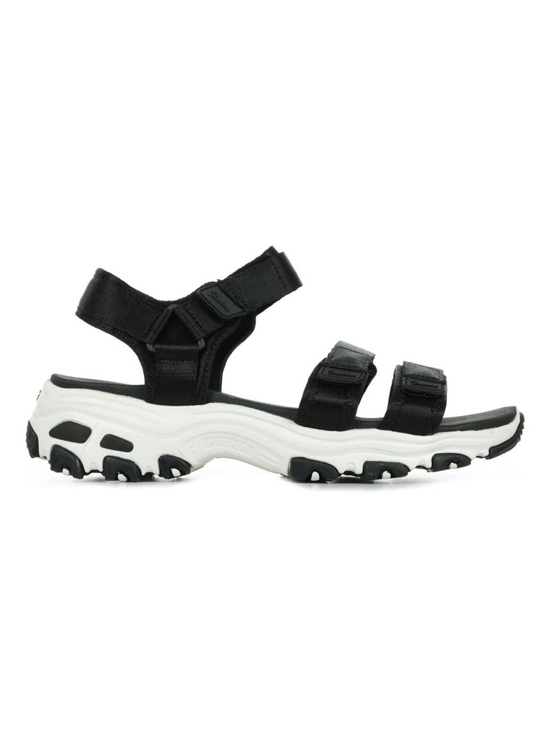 Sandales Skechers D'Lites Fresh Catch Noir Blanc - Kiabi