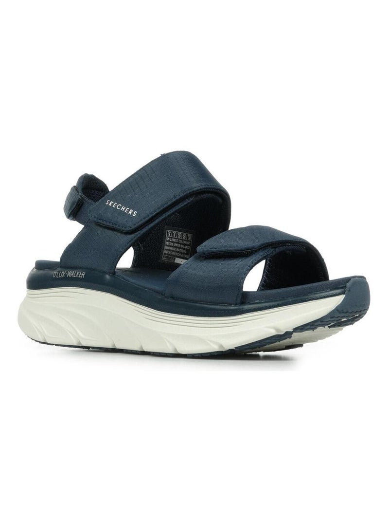 Sandales Skechers D'Lux Walker Fresh Outlook Bleu marine - Kiabi