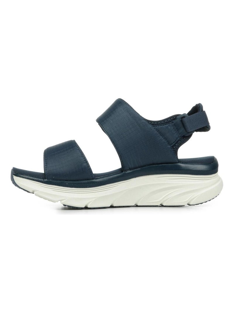 Sandales Skechers D'Lux Walker Fresh Outlook Bleu marine - Kiabi