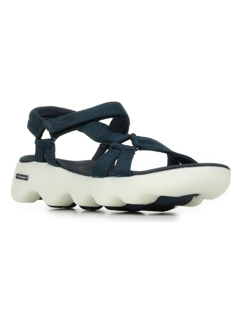 Sandales Skechers Go Walk Massage Fit Sandal - Transcend Bleu marine - Kiabi