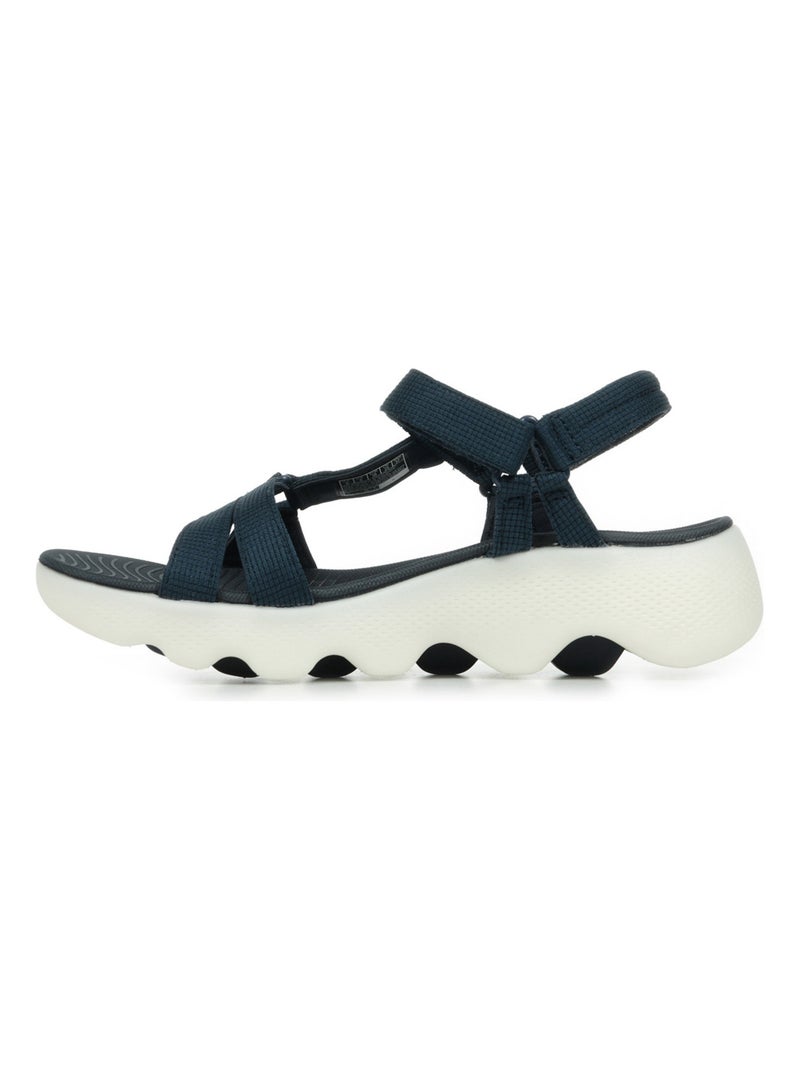 Sandales Skechers Go Walk Massage Fit Sandal - Transcend Bleu marine - Kiabi