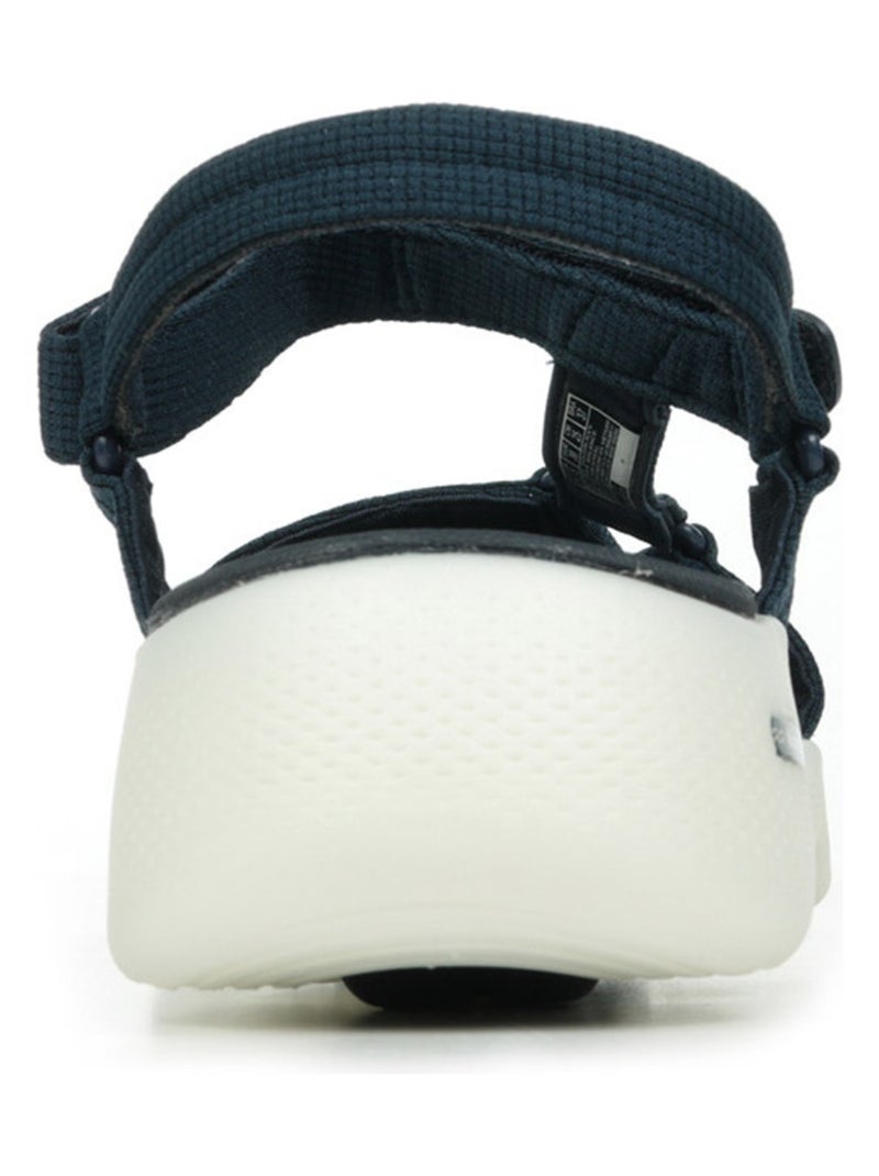 Sandales Skechers Go Walk Massage Fit Sandal - Transcend Bleu marine - Kiabi