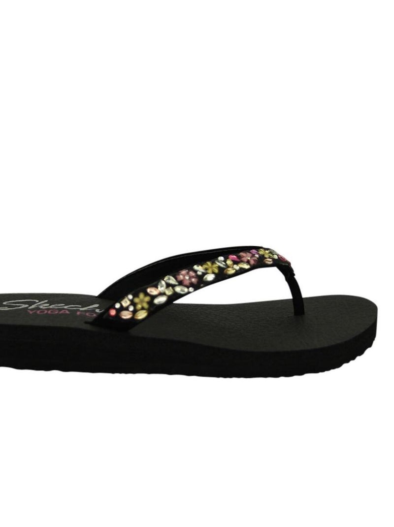 Sandales 'Skechers' 'Meditation - Daisy Garden' Noir - Kiabi