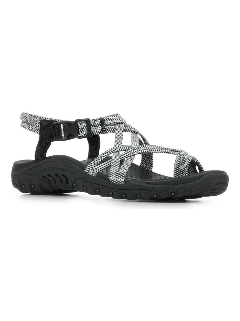 Sandales Skechers Reggae Irie Mon Noir Blanc - Kiabi