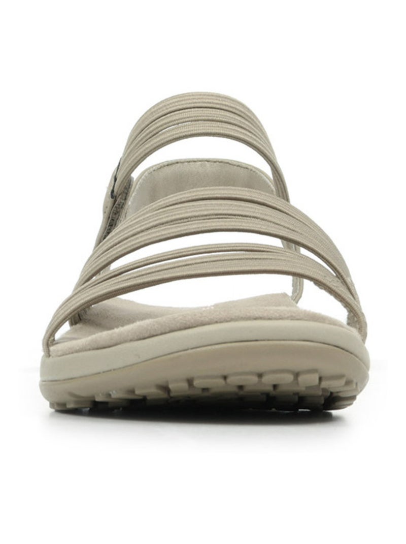 Sandales Skechers Reggae Slim Coffee Run Beige - Kiabi
