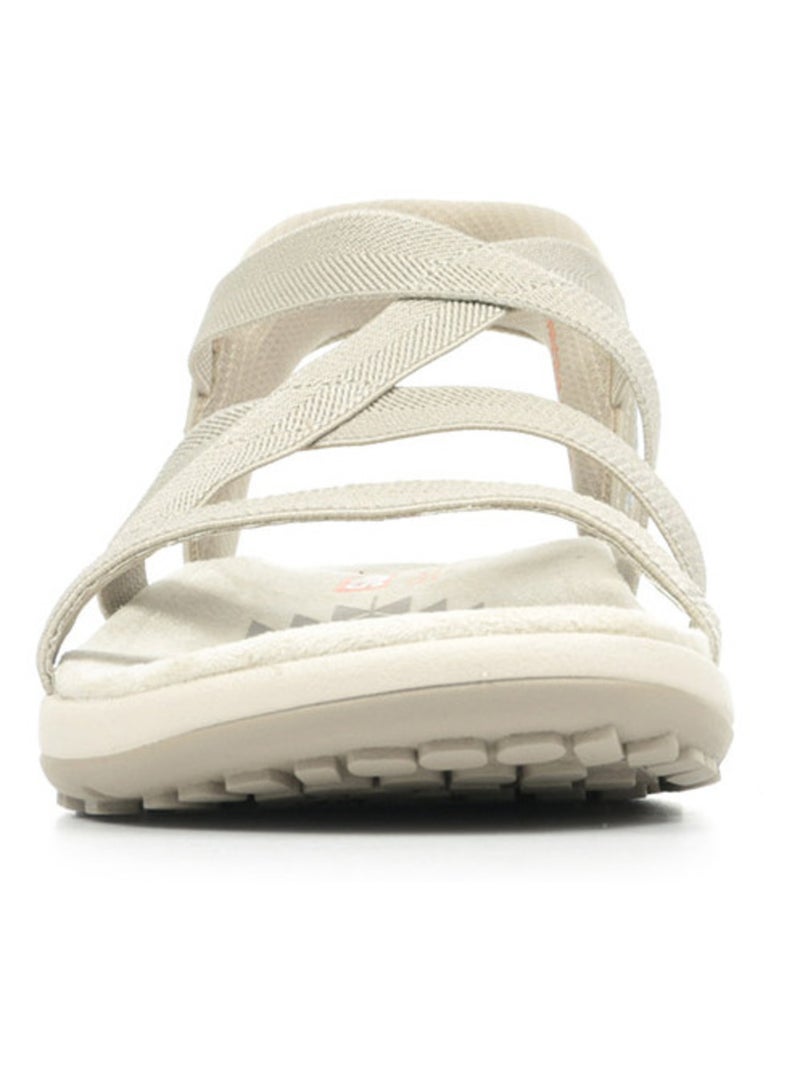 Sandales Skechers Reggae Slim Stretch Flex Beige - Kiabi