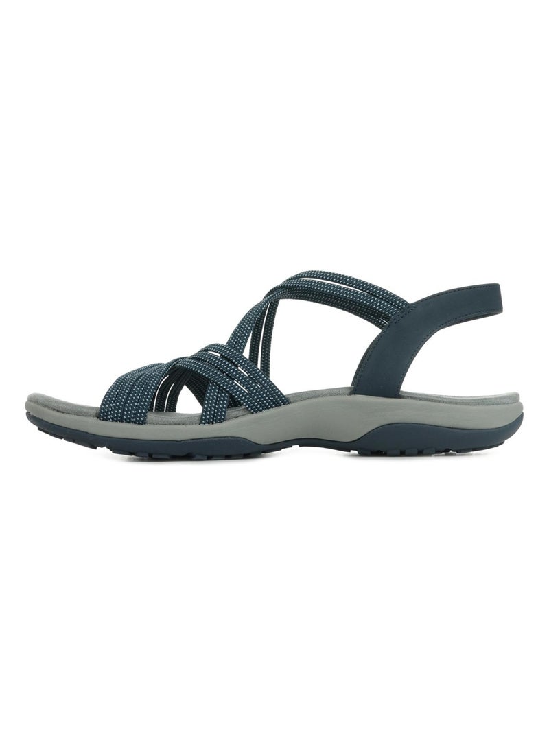 Sandales Skechers Reggae Slim Turn It Up Bleu marine - Kiabi