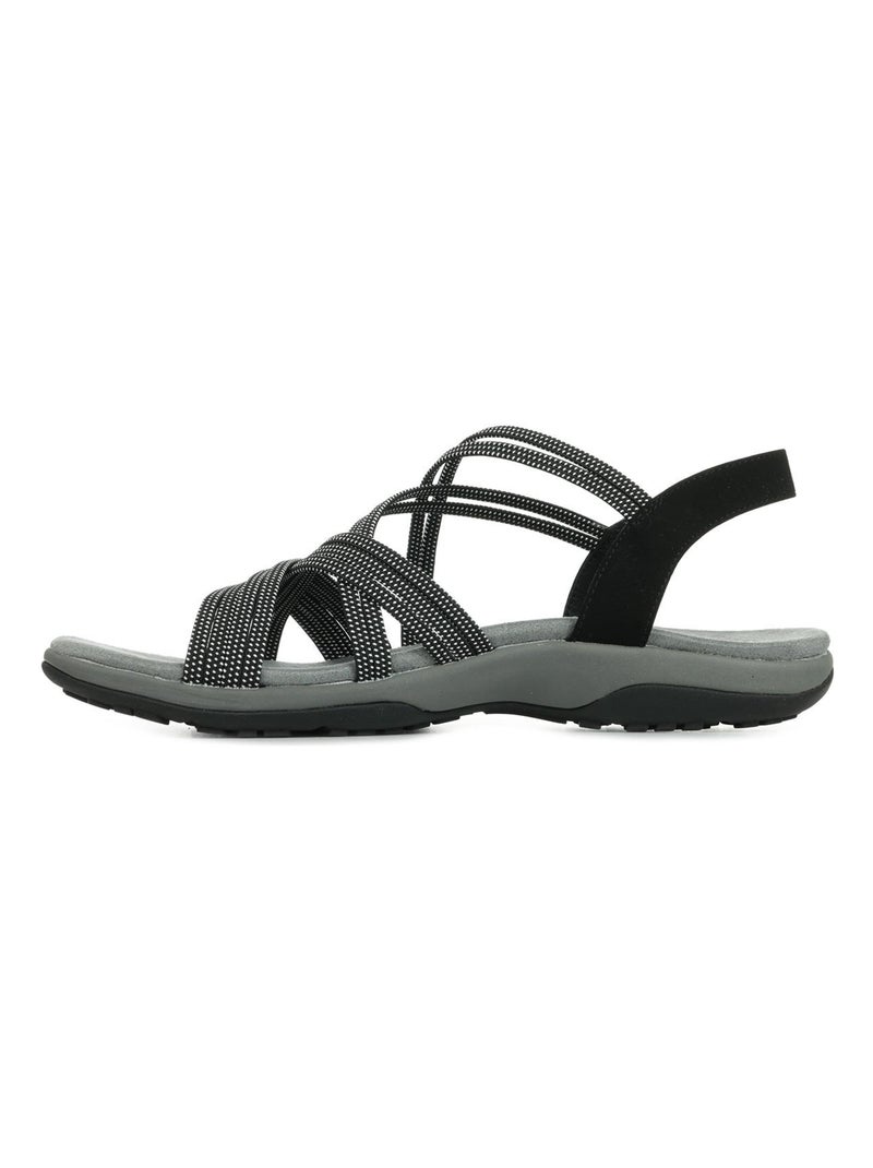 Sandales Skechers Reggae Slim Turn It Up Noir - Kiabi
