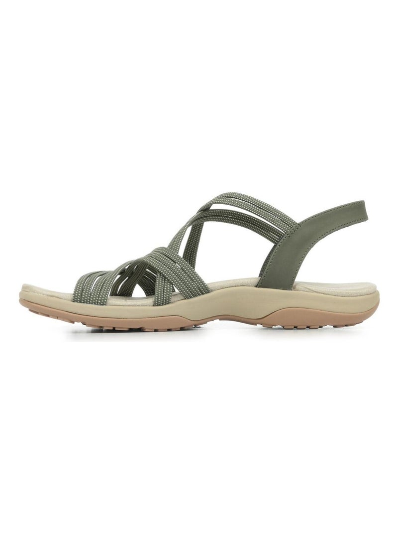 Sandales Skechers Reggae Slim Turn It Up Vert olive - Kiabi