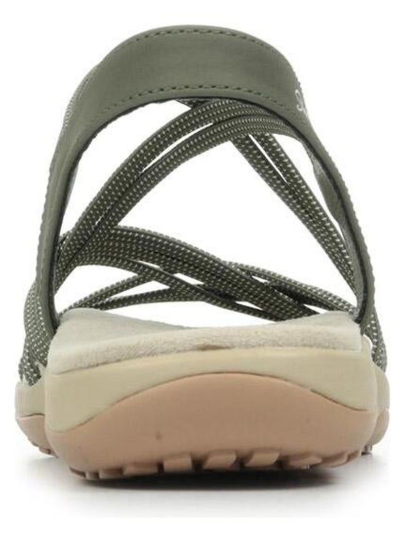 Sandales Skechers Reggae Slim Turn It Up Vert olive - Kiabi