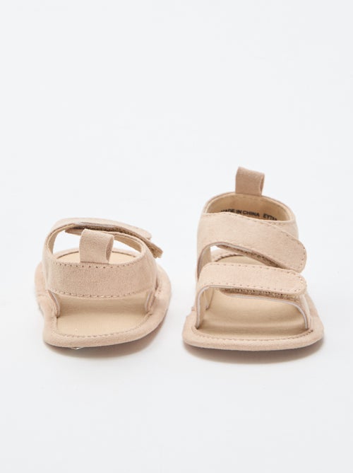 Sandales souples avec 2 brides - Kiabi