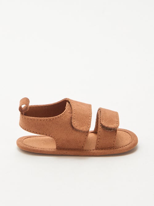 Sandales souples avec 2 brides - Kiabi