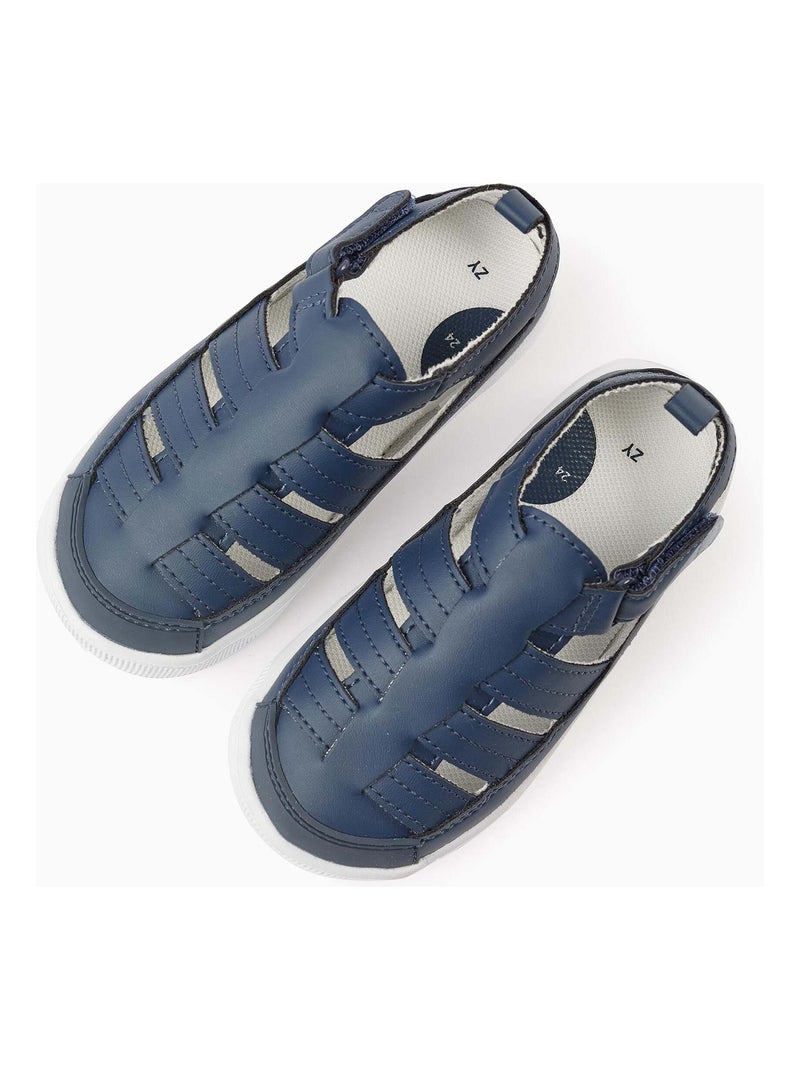 Sandales Souples Bleu foncé - Kiabi