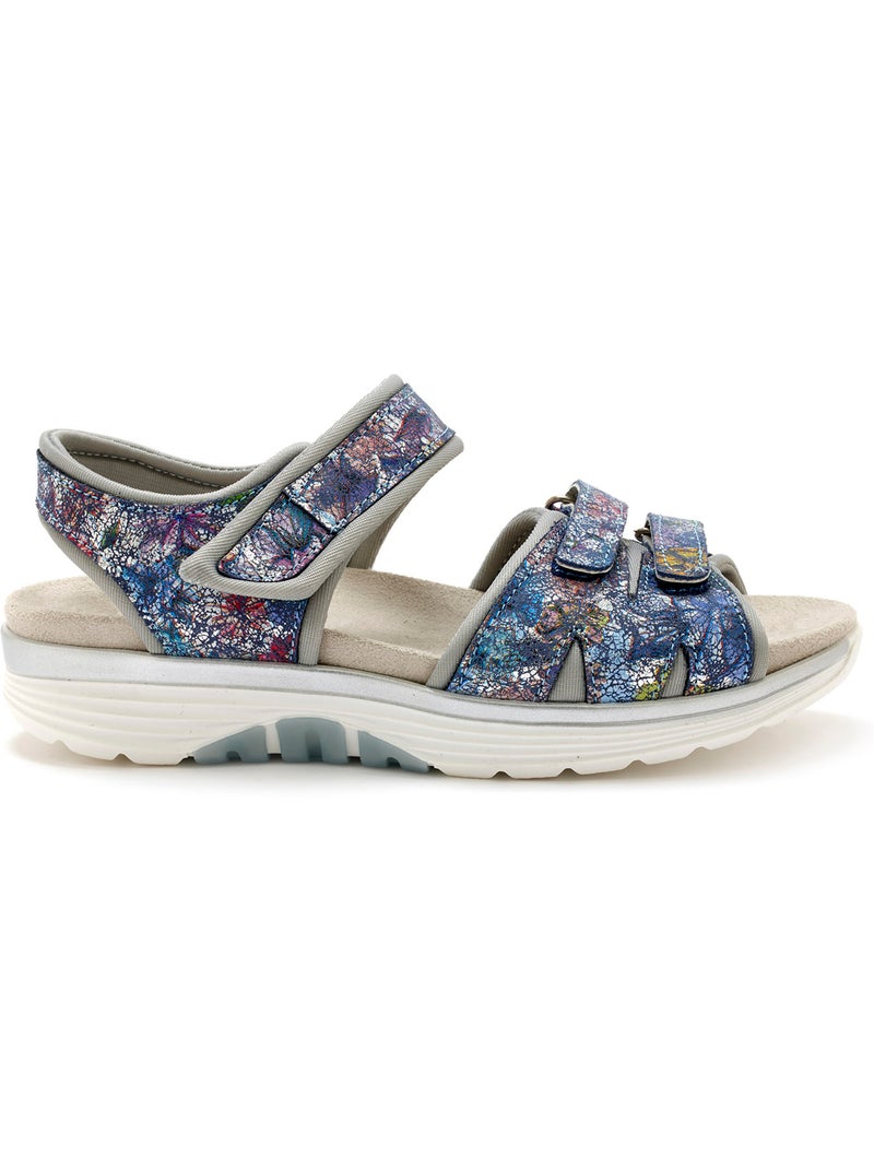 Sandales spécial marche - PEDICONFORT Bleu Multicolore - Kiabi