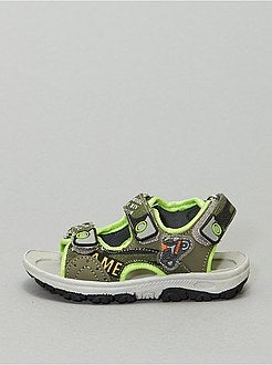 Sandales sport à scratch - Kiabi