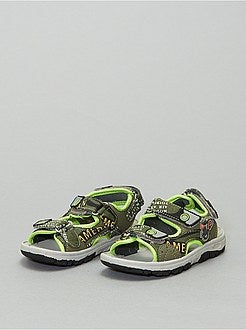 Sandales sport à scratch - Kiabi