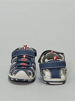 Sandales sport à scratchs - Kiabi